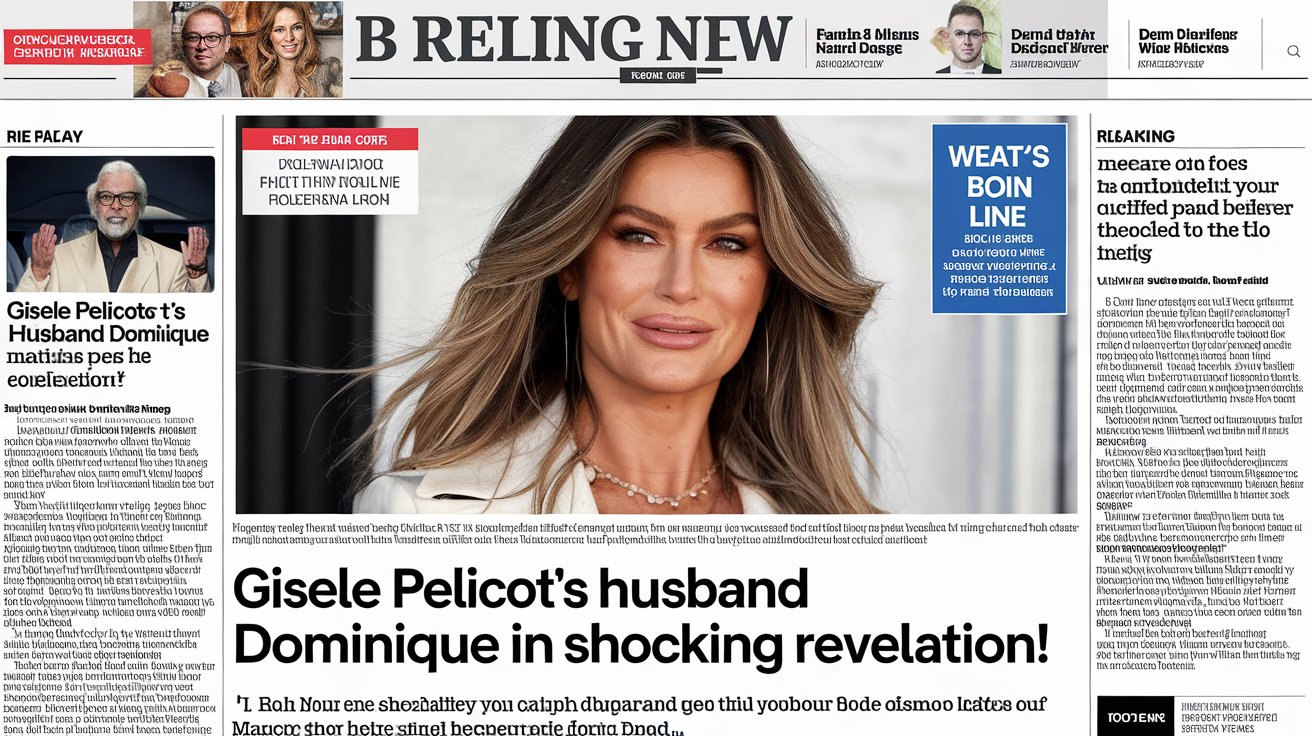 Breaking News Gisele Pelicot Husband Dominique Shocking Revelation! 2024